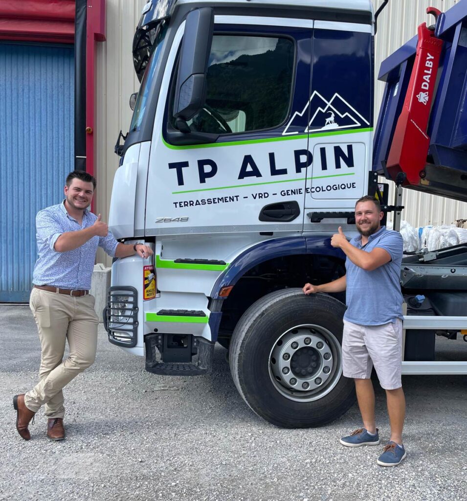 Photo des gérants de TP Alpin - Entreprise de TP Bonneville