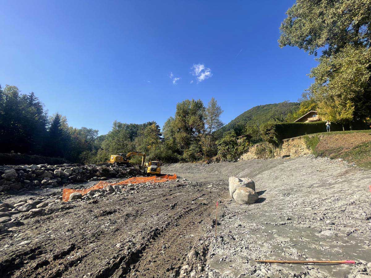 Photo de l'entreprise TP ALPIN entrain de réaliser des travaux de Génie écologique 